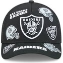kepure-islenkta-juoda-snapback-9forty-m-crown-a-frame-all-over-las-vegas-raiders-nfl-new-era