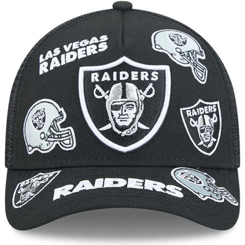 kepure-islenkta-juoda-snapback-9forty-m-crown-a-frame-all-over-las-vegas-raiders-nfl-new-era