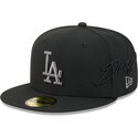 kepure-plokscia-juoda-priglundanti-59fifty-side-script-los-angeles-dodgers-mlb-new-era
