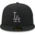 kepure-plokscia-juoda-priglundanti-59fifty-side-script-los-angeles-dodgers-mlb-new-era