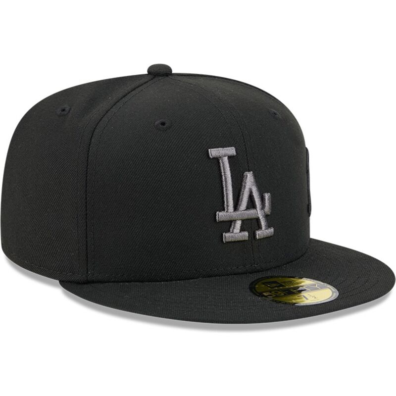 kepure-plokscia-juoda-priglundanti-59fifty-side-script-los-angeles-dodgers-mlb-new-era