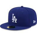 kepure-plokscia-melyna-priglundanti-59fifty-rhinstone-badge-los-angeles-dodgers-mlb-new-era