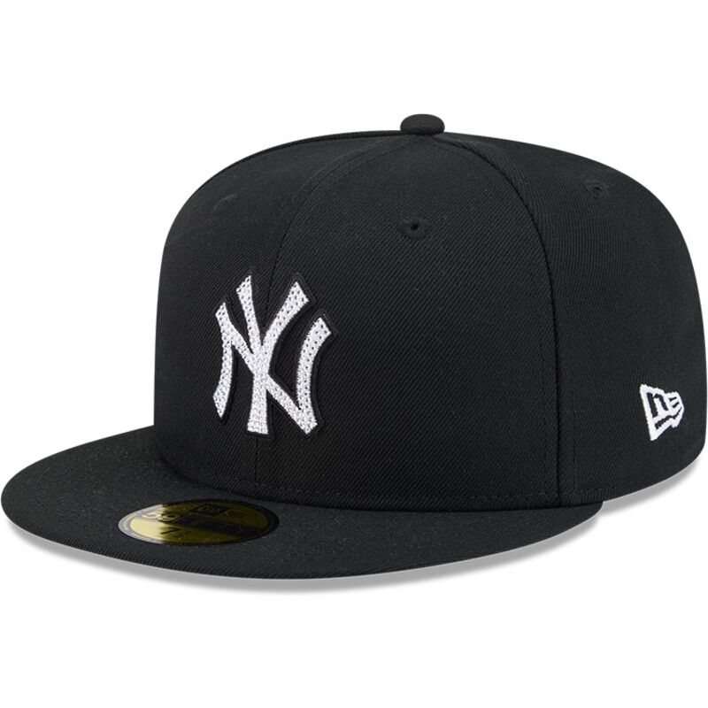 kepure-plokscia-juoda-priglundanti-59fifty-rhinestone-badge-new-york-yankees-mlb-new-era