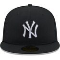 kepure-plokscia-juoda-priglundanti-59fifty-rhinestone-badge-new-york-yankees-mlb-new-era