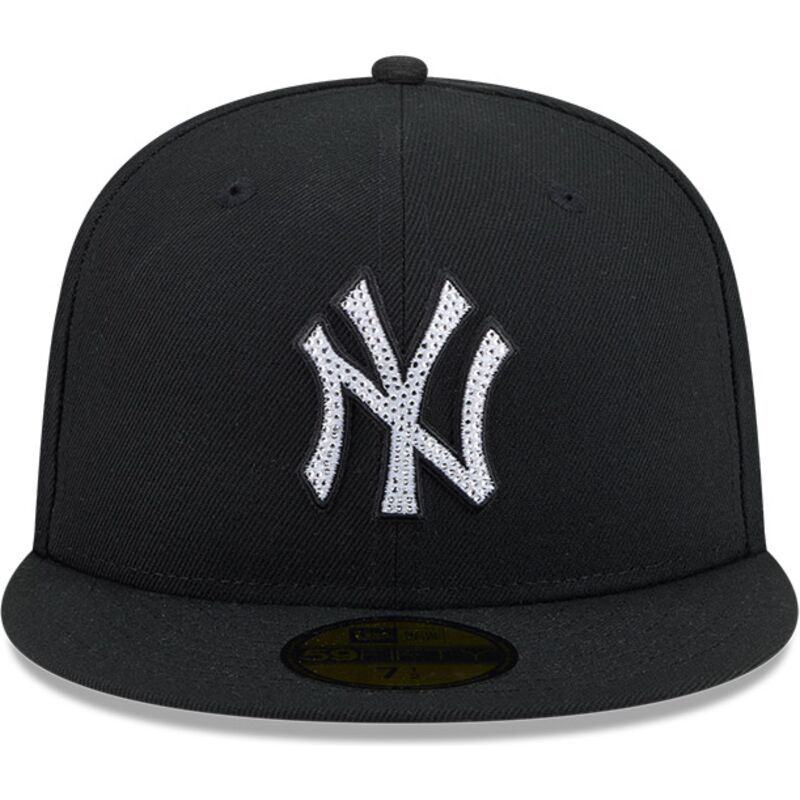 kepure-plokscia-juoda-priglundanti-59fifty-rhinestone-badge-new-york-yankees-mlb-new-era