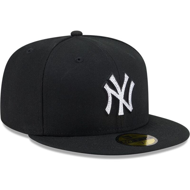 kepure-plokscia-juoda-priglundanti-59fifty-rhinestone-badge-new-york-yankees-mlb-new-era