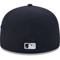 kepure-plokscia-tamsiai-melyna-priglundanti-59fifty-side-script-new-york-yankees-mlb-new-era