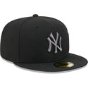 kepure-plokscia-juoda-priglundanti-59fifty-side-script-new-york-yankees-mlb-new-era