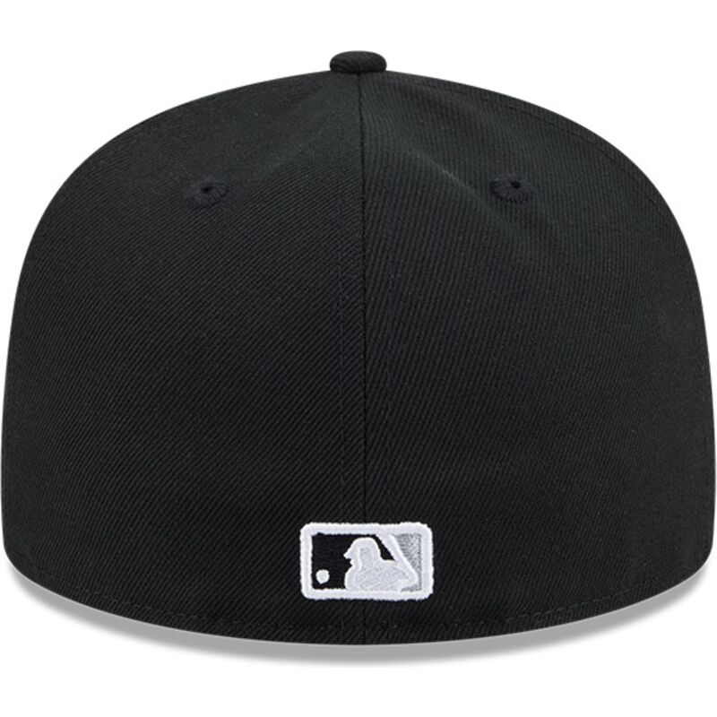 kepure-plokscia-juoda-priglundanti-59fifty-rhinestone-badge-chicago-white-sox-mlb-new-era