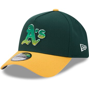 Kepurė išlenkta žalia snapback 9FORTY A Frame NA Lifestyle F1 Oakland Athletics MLB New Era