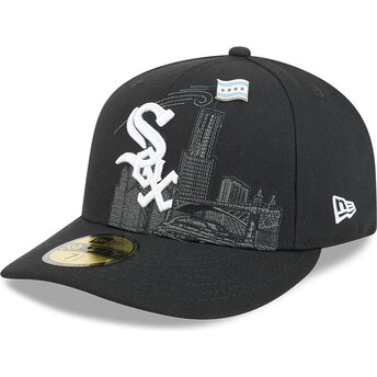 Kepurė išlenkta juoda priglundanti 59FIFTY Pin NA Lifestyle F1 Chicago White Sox MLB New Era