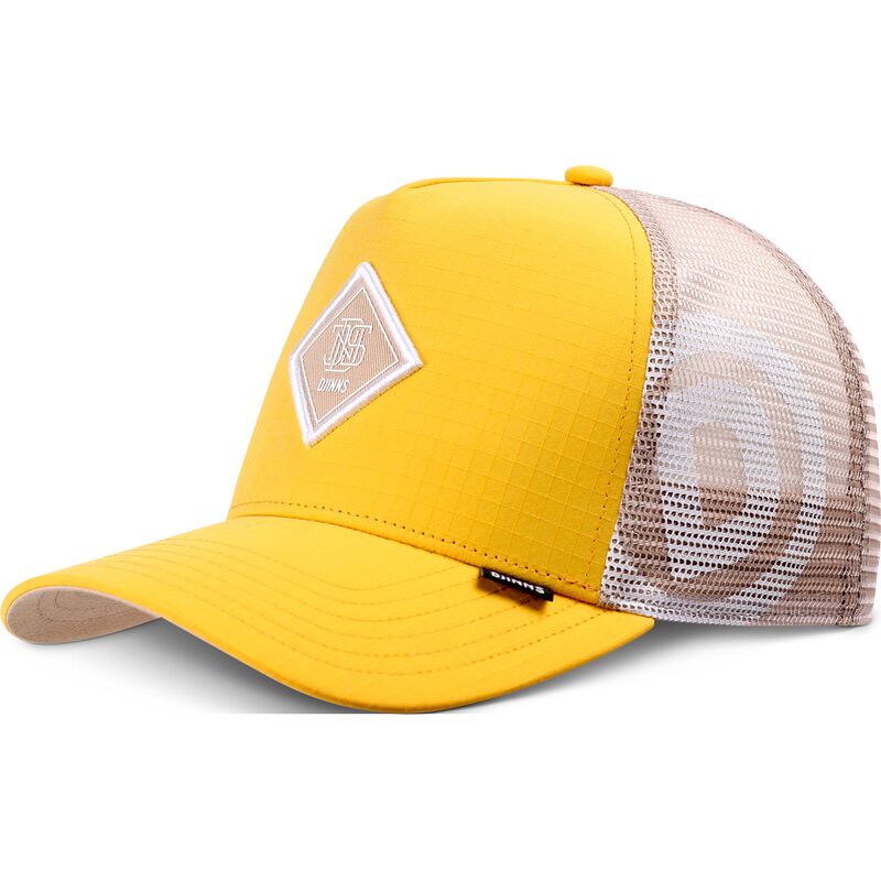 kepure-islenkta-geltona-snapback-hft-big-ripstop-djinns
