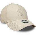 kepure-islenkta-smelio-reguliuojamas-9forty-cord-new-york-yankees-mlb-new-era