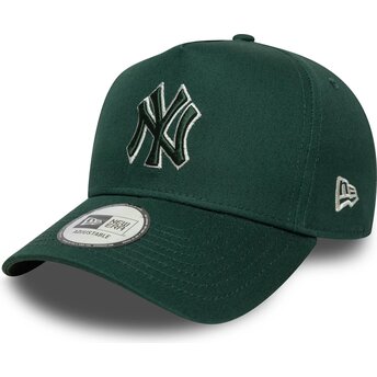Kepurė išlenkta žalia snapback E Frame Team Outline New York Yankees MLB New Era