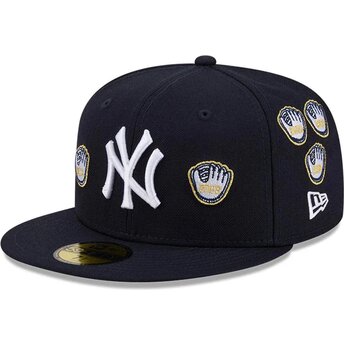 Kepurė plokščia tamsiai mėlyna priglundanti 59FIFTY Spike Lee Gloves New York Yankees MLB New Era