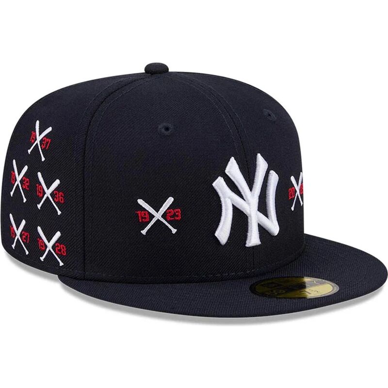 kepure-plokscia-tamsiai-melyna-priglundanti-59fifty-spike-lee-crossed-bats-new-york-yankees-mlb-new-era