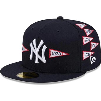Kepurė plokščia tamsiai mėlyna priglundanti 59FIFTY Spike Lee Flags New York Yankees MLB New Era