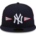 kepure-plokscia-tamsiai-melyna-priglundanti-59fifty-spike-lee-flags-new-york-yankees-mlb-new-era