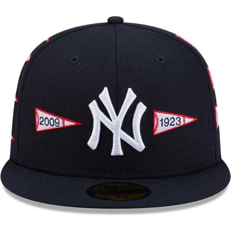kepure-plokscia-tamsiai-melyna-priglundanti-59fifty-spike-lee-flags-new-york-yankees-mlb-new-era