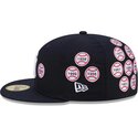 kepure-plokscia-tamsiai-melyna-priglundanti-59fifty-spike-lee-patches-new-york-yankees-mlb-new-era
