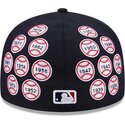 kepure-plokscia-tamsiai-melyna-priglundanti-59fifty-spike-lee-patches-new-york-yankees-mlb-new-era