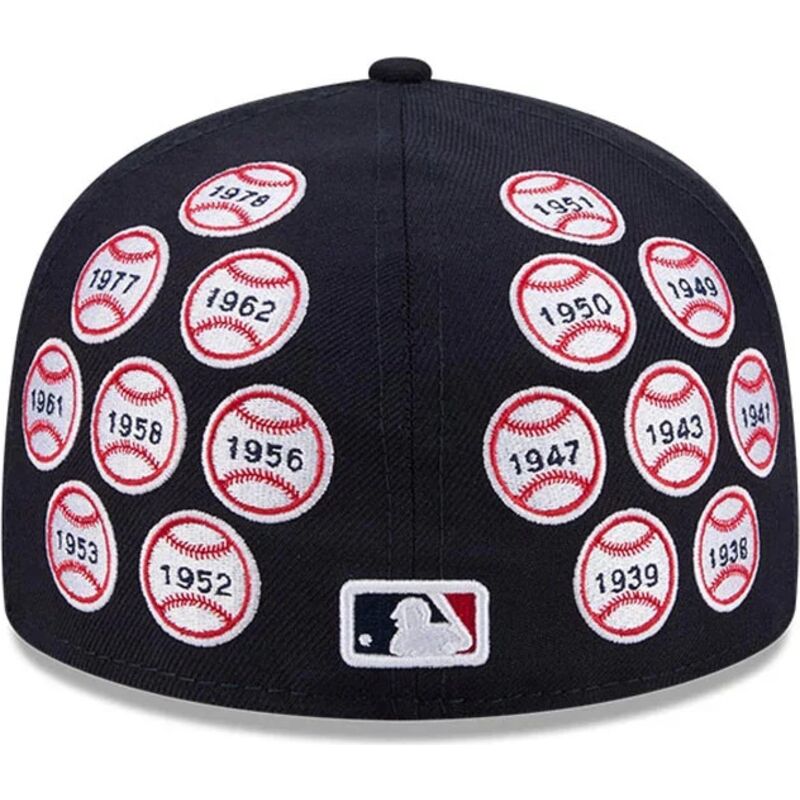 kepure-plokscia-tamsiai-melyna-priglundanti-59fifty-spike-lee-patches-new-york-yankees-mlb-new-era