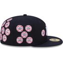 kepure-plokscia-tamsiai-melyna-priglundanti-59fifty-spike-lee-patches-new-york-yankees-mlb-new-era