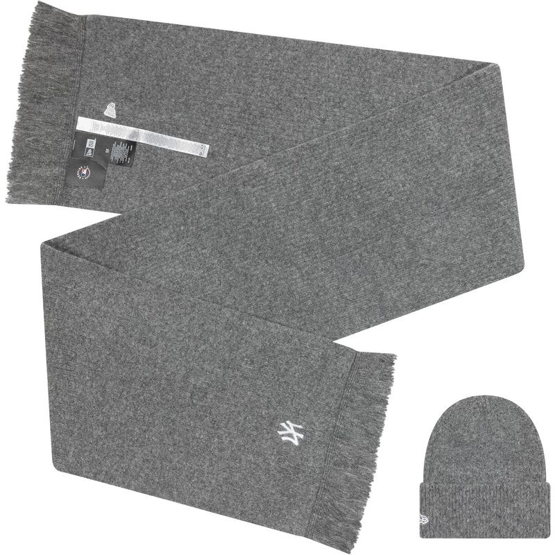 kepure-pilka-bufanda-knit-set-new-york-yankees-mlb-new-era