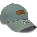 kepure-islenkta-melyna-reguliuojamas-9twenty-denim-los-angeles-dodgers-mlb-new-era