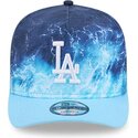 kepure-islenkta-melyna-snapback-9fifty-a-frame-deep-water-los-angeles-dodgers-mlb-new-era