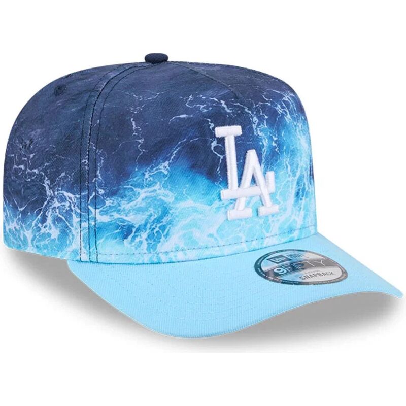 kepure-islenkta-melyna-snapback-9fifty-a-frame-deep-water-los-angeles-dodgers-mlb-new-era