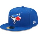 kepure-plokscia-melyna-priglundanti-59fifty-ac-perf-toronto-blue-jays-mlb-new-era