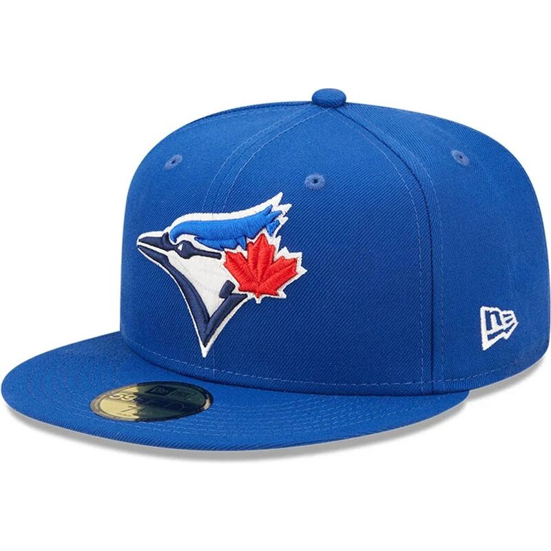 kepure-plokscia-melyna-priglundanti-59fifty-ac-perf-toronto-blue-jays-mlb-new-era