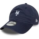 kepure-islenkta-tamsiai-melyna-reguliuojamas-9twenty-washed-mini-new-york-mets-mlb-new-era