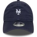 kepure-islenkta-tamsiai-melyna-reguliuojamas-9twenty-washed-mini-new-york-mets-mlb-new-era