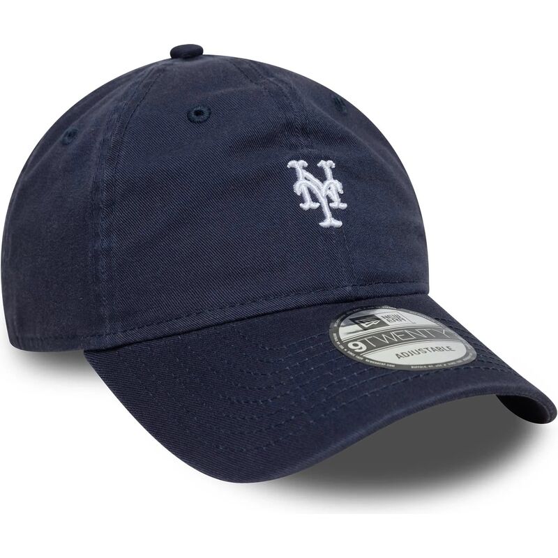 kepure-islenkta-tamsiai-melyna-reguliuojamas-9twenty-washed-mini-new-york-mets-mlb-new-era