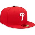 kepure-plokscia-raudona-priglundanti-59fifty-ac-perf-philadelphia-phillies-mlb-new-era