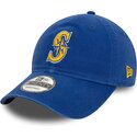 kepure-islenkta-melyna-reguliuojamas-9twenty-core-classic-seattle-mariners-mlb-new-era