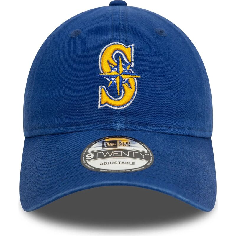 kepure-islenkta-melyna-reguliuojamas-9twenty-core-classic-seattle-mariners-mlb-new-era