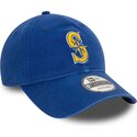 kepure-islenkta-melyna-reguliuojamas-9twenty-core-classic-seattle-mariners-mlb-new-era