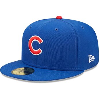 Kepurė plokščia mėlyna priglundanti 59FIFTY AC Perf Chicago Cubs MLB New Era