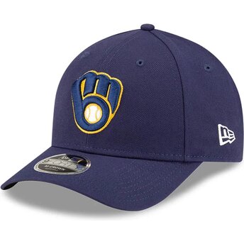 Kepurė išlenkta tamsiai mėlyna snapback 9FORTY M-Crown Player Replica Milwaukee Brewers MLB New Era