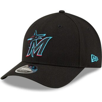 Kepurė išlenkta juoda snapback 9FORTY M-Crown Player Replica Miami Marlins MLB New Era