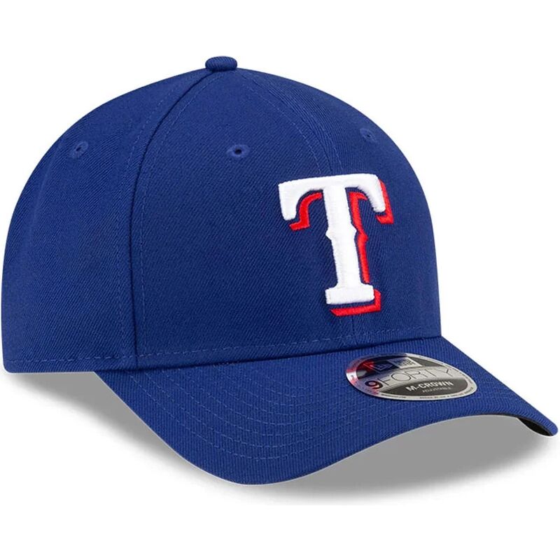 kepure-islenkta-melyna-snapback-9forty-m-crown-player-replica-texas-rangers-mlb-new-era