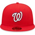 kepure-plokscia-raudona-priglundanti-59fifty-ac-perf-washington-nationals-mlb-new-era