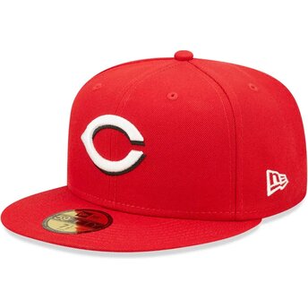 Kepurė plokščia raudona priglundanti 59FIFTY AC Perf Cincinnati Reds MLB New Era