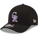 kepure-islenkta-juoda-snapback-9forty-m-crown-player-replica-colorado-rockies-mlb-new-era