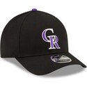 kepure-islenkta-juoda-snapback-9forty-m-crown-player-replica-colorado-rockies-mlb-new-era