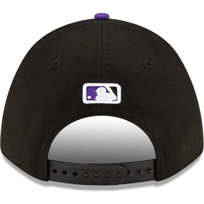 kepure-islenkta-juoda-snapback-9forty-m-crown-player-replica-colorado-rockies-mlb-new-era