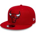 kepure-plokscia-raudona-snapback-9fifty-chicago-bulls-nba-new-era